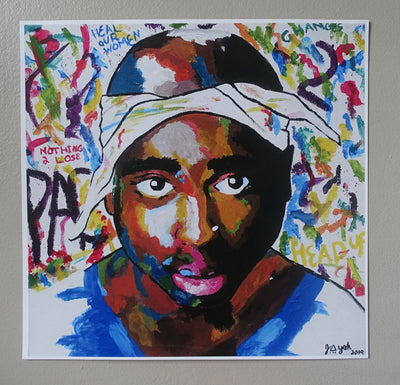 Tupac Portrait Art Print